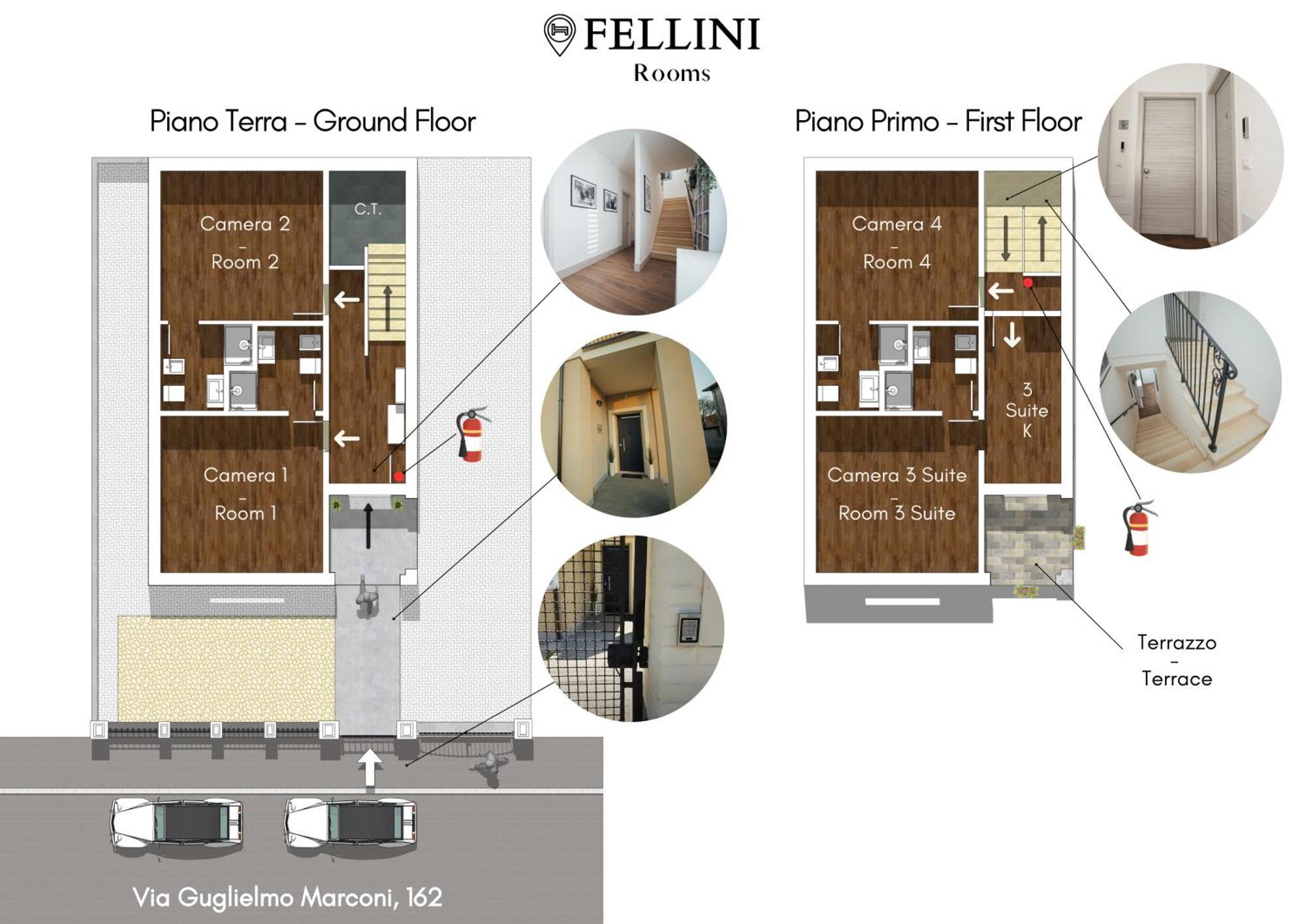 Fellini Rooms Ferrara Esterno foto